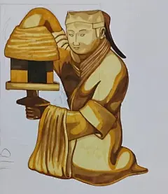 手绘长信宫灯