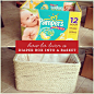 How to turn a Diaper Box into a Basket! Holy cow, I don't have a kid or diaper boxes, but I have plenty of other boxes....awesome.: 
