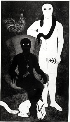 非典型人格采集到《贝尔克斯·艾扬Belkis Ayon 版画》