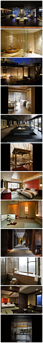 #设计酒店# 著名设计师桥本夕纪夫操刀打造日本竹泉庄酒店，设计出结合日本传统待客至诚之道，及时尚酒店功用与一体的完美设计。(500×3956)