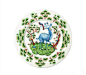 【芬兰Iittala Satumetsa盛夏森林小鹿餐盘】
这次画面的主角是一只年轻的小鹿，全身是神奇的淡蓝色毛色，辅以森林的绿树、青草。蓝绿色的色彩搭配，非常清新讨喜，势必又要成为你家另一个经典收藏品。