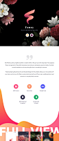 鲜花礼品预订送货上门移动程序界面UI工具包 Fancy App UI Kit :  