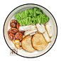 -美食插画