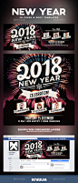 新年晚会Facebook覆盖——社交媒体网络元素New Year Party Facebook Cover - Social Media Web Elements庆祝活动、俱乐部、封面、事件、facebook、烟花、烟花、instagram,邀请,光,发光,现代,新的一年,新的一年facebook,新年晚会,新年前夜,晚上,夜总会,奈,聚会,帖子,psd,社会、社交媒体、广场、模板 celebration, club, cover, event, facebook, firework, fireworks