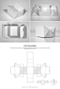 #设计视角# 一组创意纸盒包装结构展开图，收藏吧！#设计秀#