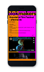 Blokmakers Identity + Website : Visual Identity, including a fresh website, for...A film collective that produces audiovisual content that goes by the name ‘Blokmakers’, was in much need of a brand identity. One that works in two ways, namely both from a