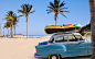 Hawaii beaches classic cars holidays palm trees wallpaper (#1479153) / Wallbase.cc