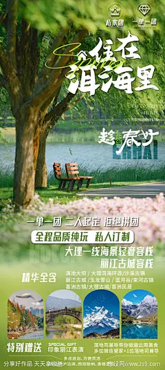 住在洱海里海报-源文件-志设网-zs9.com