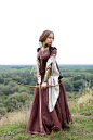 "Archeress" Dress - medieval dress renaissance clothing