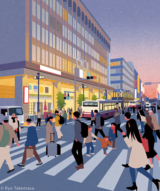 city Evening japan L...