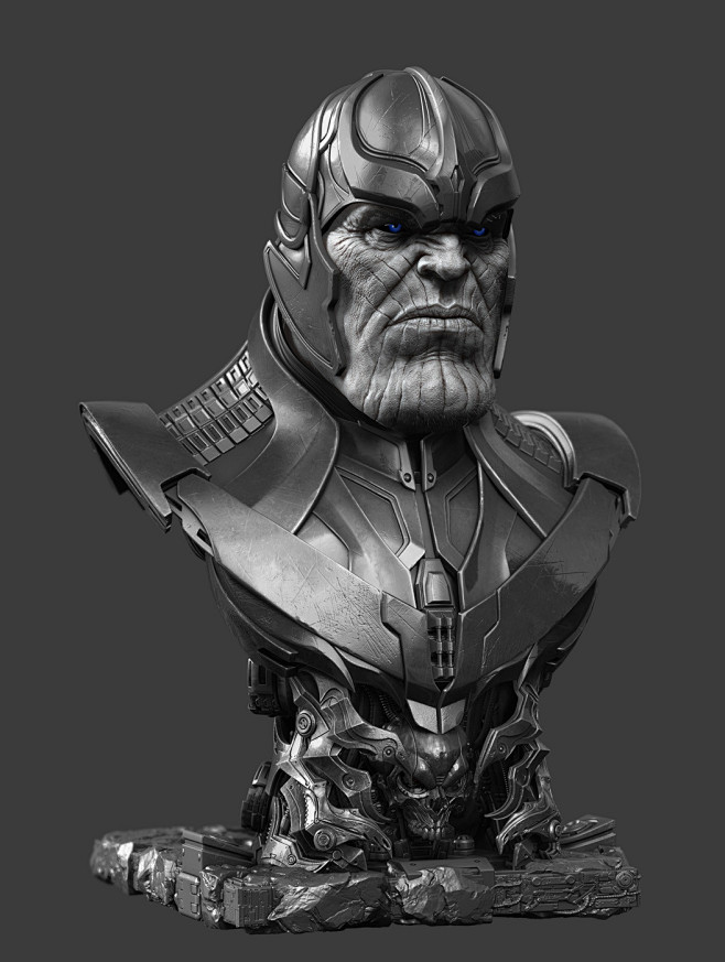 Thanos bust, smile _...