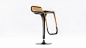 Olle__曲线圆角金属质感高脚转椅| 全球最好的设计,尽在普象网 puxiang.com