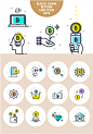区块链比特币线图标集Block chain bitcoin line icon sets#ti013a22203-UI素材-美工云(meigongyun.com)