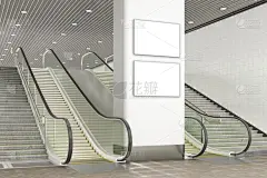 空白的,台阶,留白,水平画幅,无人,绘画插图,走廊,两个物体