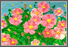 莫奈花开采集到肌理画