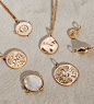 Kirstin Ash Tidal Teardrop Charm, Gold – lilyandmitchell
