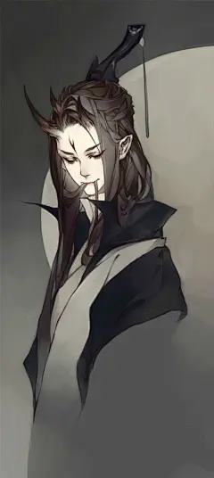 古风#唯美#画师#美男#妖孽#少女#插画#