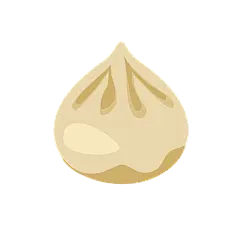 卡通包子手绘小笼包