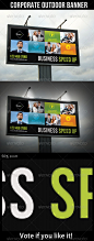 Corporate Outdoor Banner 29 - Signage Print Templates