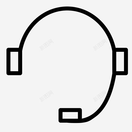 耳机耳塞听图标 标志 UI图标 设计图片...