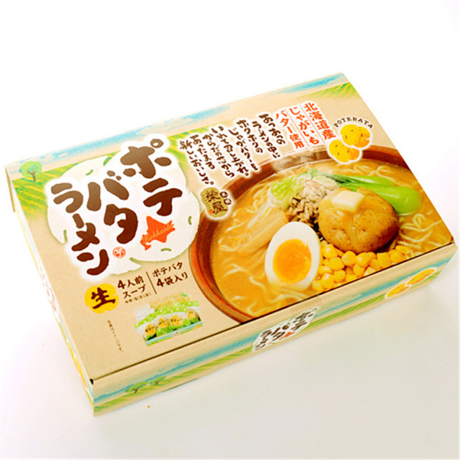 日本直邮 北海道黄油土豆拉面组合套装 生...