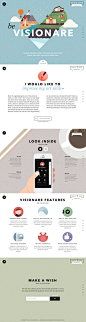 Be Visionare www.bevisionare.com | Web Design Flat Sans Serif