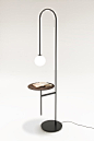 Living Divani_Light with a table by Keiji Takeuchi 