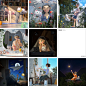 3D c4d Character design  cinema4d clothes design ILLUSTRATION  cartoon image girl and cat