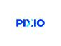 Pixio logo design negative space logo brand negative space typography vector icon icons marks symbol ai start ups business smart clever modern logos marketing type identity letter mark monogram logomark investments data technology logotype blockchain netw