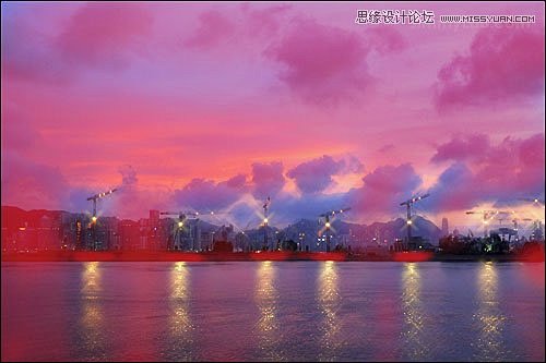 Photoshop给夜景制作璀璨的星光效...
