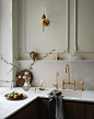 Photo shared by Viktoria A-k on April 09, 2024 tagging @technistone_int, @humdakin, @orac_dach, @silocrafts, and @plum.living.de. May be an image of sink, kitchen island, range hood, brass, faucet, kitchenware, wash basin, indoors and kitchen.