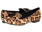 Steve Madden leopard print smoking flats