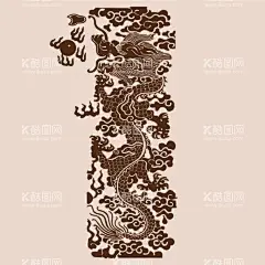 手绘中国龙版画插画  - 源文件下载【酷图网】手绘版画,手绘插画,复古版画,中国龙,新年,龙,龙头,十二生肖,瑞兽,神兽,吉祥,祥云,龙腾四海,飞龙,龙年,2024,2012,2036