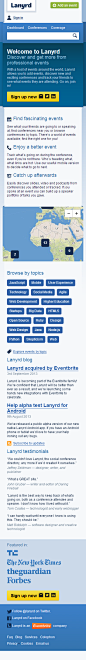 Lanyrd - discover thousands of conferences and professional events!