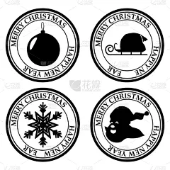 计算机图标,矢量,白色,新年前夕,分离着色,旋转类游乐,球体,贺卡,小屋
