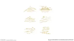 山水线条图