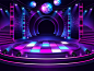 其中包括图片：Disco Dance Floor Background