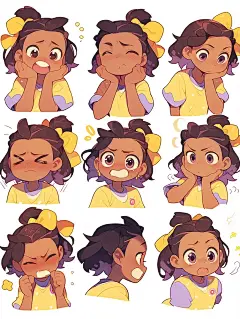 [Midjourney] Ai绘制表情包练习