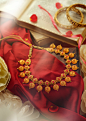 antique antique jewellery bridal Fashion  gold Jewellery jewelry Necklace Photography  wedding