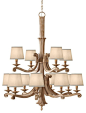 Feiss Blaire 12-Light Multi Tier Chandelier  chandeliers