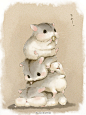仓鼠控的一位P站画师 仮名ゆたか（pid=14135844），我相信她对仓鼠的爱是认真的，这仓鼠画得看起来就手感很好，好想搓一搓！O网页链接