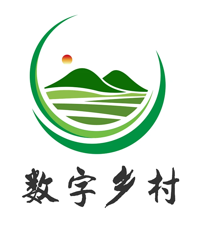 数字乡村logo_画板 1-花瓣网