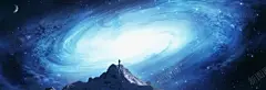 星际大气banner壁纸 平面电商 创意素材