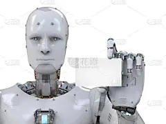 机器人控股空白名片 