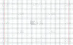 坐标纸。印刷方格纸与彩色水平线。几何背景的学校，纹理，笔记本，日记。真实感横格纸空白尺寸反转A5
