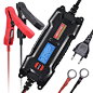 Amazon.com: mictuning 6 V 12 V 智能全自动充电电池浮动 CHARGER / maintainer, 黑色: Automotive