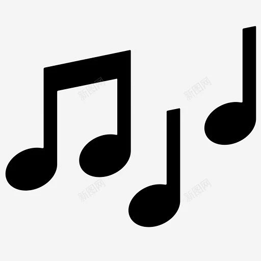 音乐唱歌乐谱图标 音符 icon 标识 标志 UI图标 设计图片 免费下载 页面网页 平面电商 创意素材-花瓣网