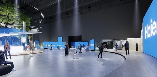 A-海尔智家发布会序厅设计；上海展厅设计...