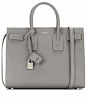 Sac De Jour Small leather tote : Sac De Jour Small grey leather tote