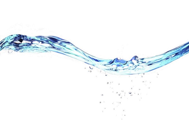 水面水的流动水的运动流淌液体蓝色背景